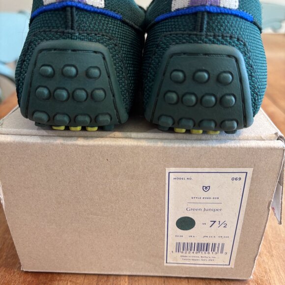 EUC Rothy's The Driver, Women's Green Juniper Size 7.5 - Picture 2 of 6